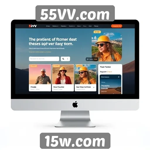 Análise da interface do usuário do 55VV.com